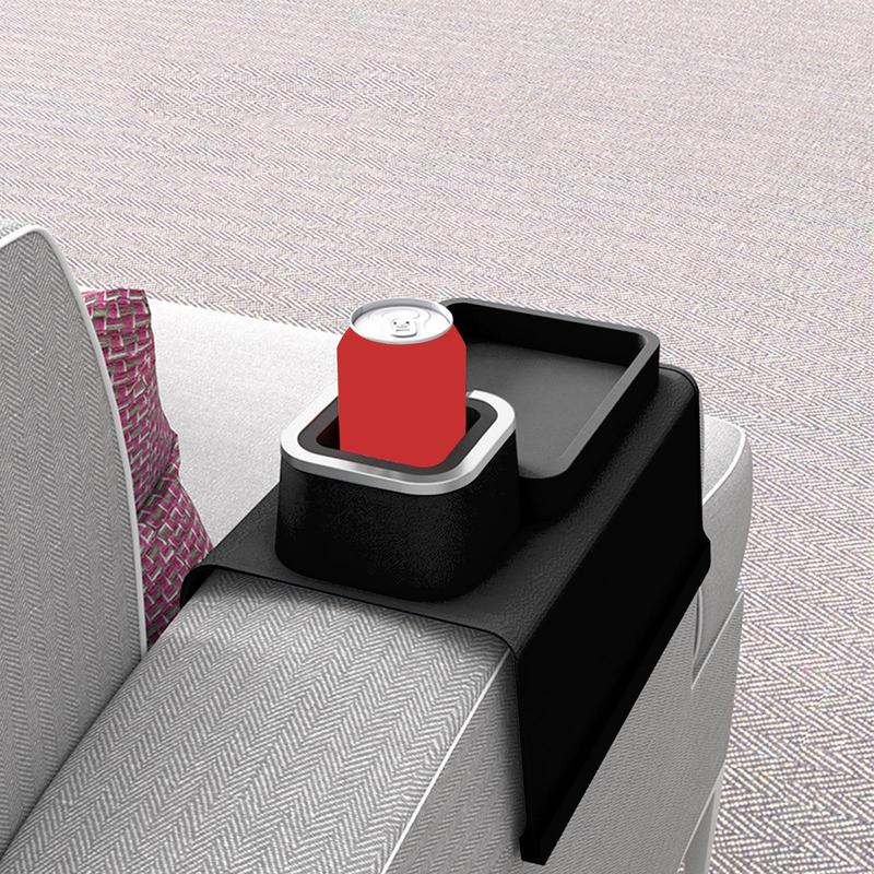 Sofa Armrest Tray Couch Arm Remote Control Cup Holder Tray Sofa Armrest Remote Control And Cellphone Organizer Holder For Snacks