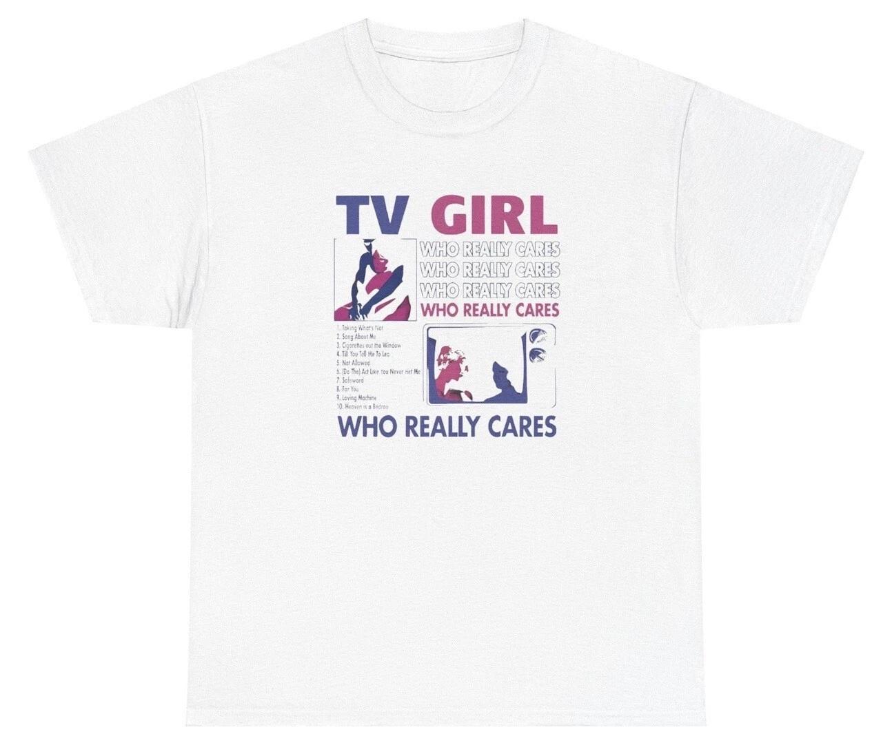 Футболка TV Girl Винтажная Who Really Cares Tour French Exit Подарок фанату Стиль Y2K 3XL