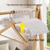 Traceless Short-Neck Clothes Hanger: Prevents Baggy and Bumpy Shoulders, Space-Saving for Home Use