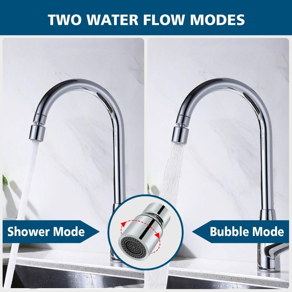 360° Swivel Swivel Faucet Aerator Dual-Function Faucet Extender Kitchen Sink