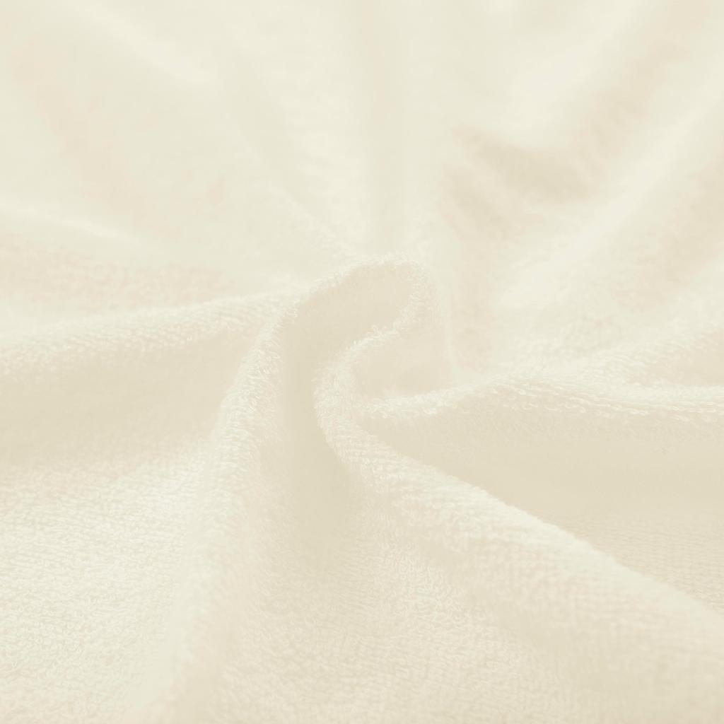 Fitted sheet 90x200 terry COTTON TERRY FREYLE ecology cream ecru