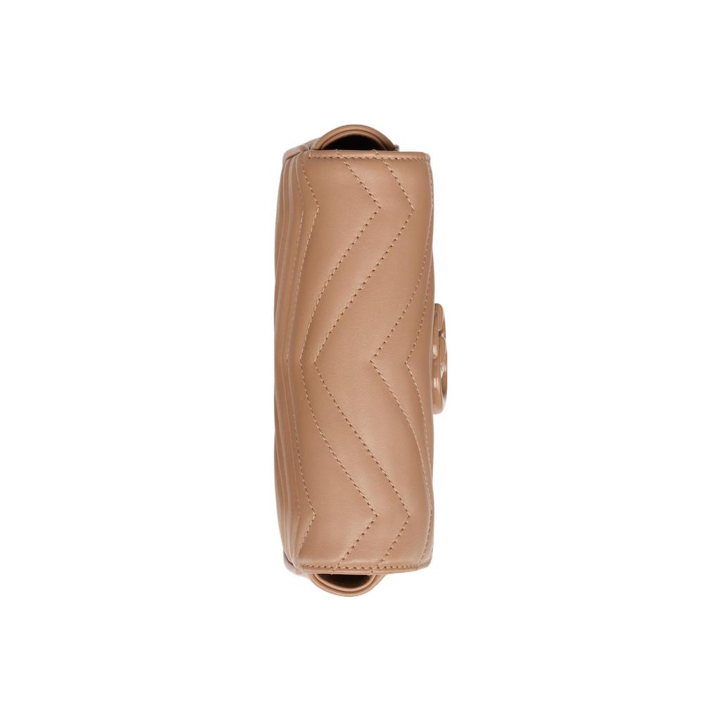 Gucci GG Marmont Matelasse Super Mini Bag Camelia Women Shoulder_bags Tan 476433-AABZK-2754