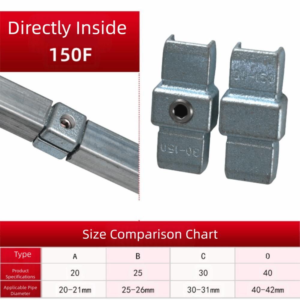 cast iron Steel pipe connectors No welding required Extension Steel pipe inner joint Extend connector Directly inside