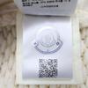 MONCLER [Domestic regular / 22 year production] H20939B00022 CARDIGAN TRICOT knit x mouton switching down coat XS whiteUsed