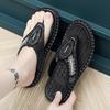 Summer Men's Stitching Open-toed Beach Shoes Casual Driving Vietnamese Sandals Live Broadcast Wearing Dual-purpose Flip-flops Shoes