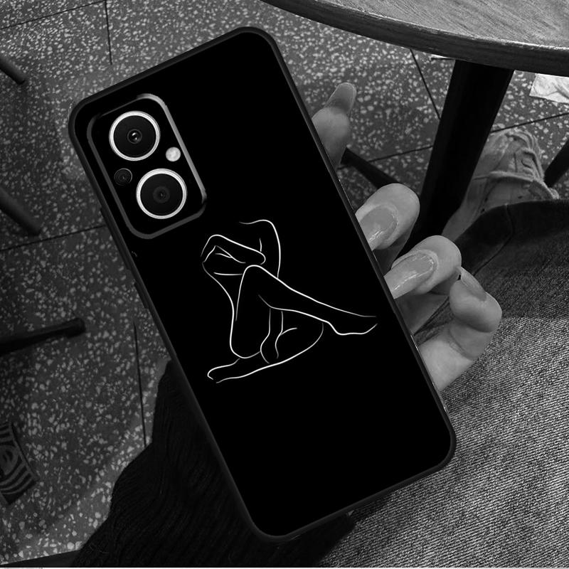 Sexy Nude Women Art For OPPO Reno 11F 12F 13F 14F 8T 10 11 12 13 14 Pro 8 7 Lite OPPO Find X8 X6 X5 X9 Pro Case