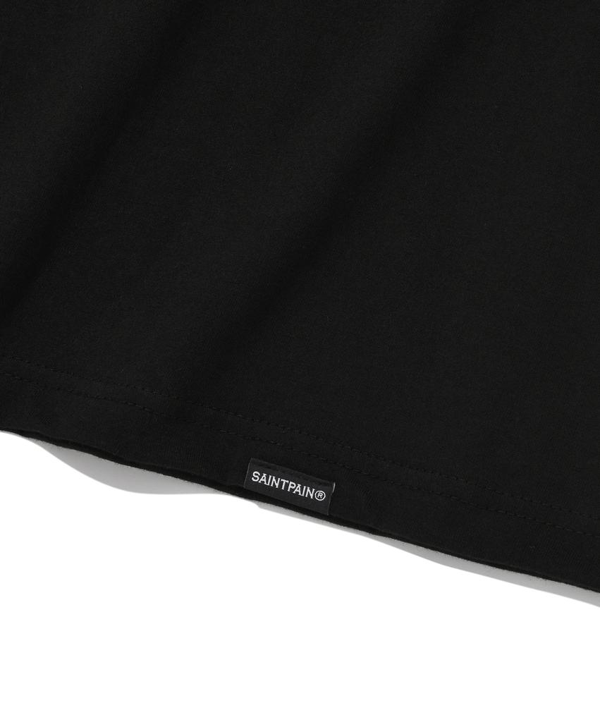 SAINTPAIN Sp Circle Logo Color Block T-Shirt - Black
