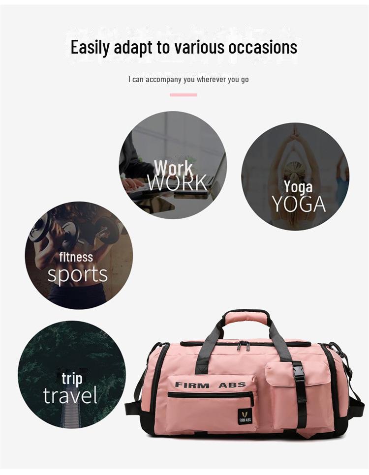 Multifunctional Travel Backpack: Men's and Women's Large Capacity, Work and Fitness Bag with Dry/Wet Separation