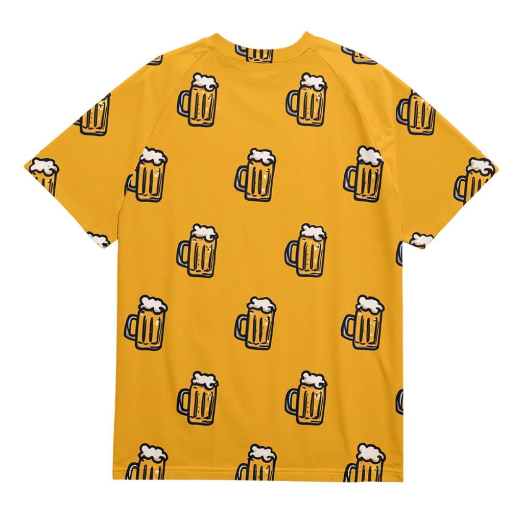 Herre Rundhals Casual Trykket Kortermet T-skjorte Topp