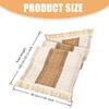 30x140cm Tassels Trimmed Table Cloth Polyester Materials Washable Textured Designs for Festival Setting