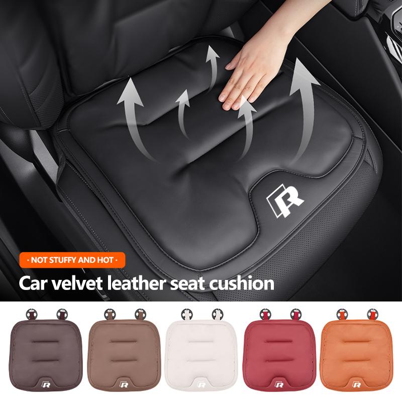 UNYDV1 For Volkswagen VW Car Interior Velvet Cushion Four Seasons Backrest Seat Cover Mk6 CC B5 B6 B7 Golf 4 5 6 7 Scirocco Sagitar