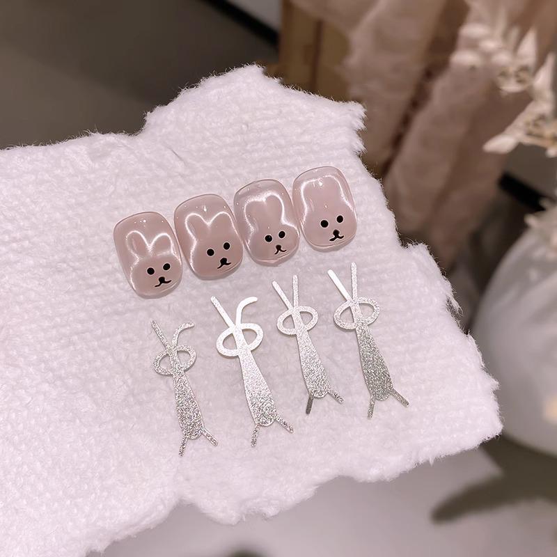 1/2 Pcs Cat Eye Magnet Stick Set Nail Art Tools Small Iron Piece Magnet Stick Create Bunny Pattern Magnetic Polish Effects Nail