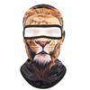 3D Printed Animal Pattern Funny Ski Mask Full Coverage Novelty Headwear  For Men Woman
