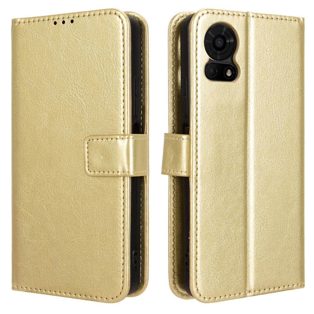 For TCL 50 LE Case Leather Wallet Phone Cover Crazy Horse Texture