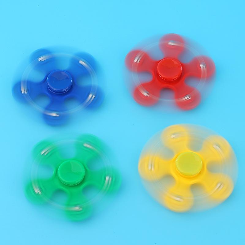 Five-Bead Steel Ball Finger Spinner: Pentagonal Decompression Toy