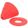 Reusable Silicon Resin Coffee Filter Strainer Dripper Coffee Machine Accessory for Home OutdoorRed