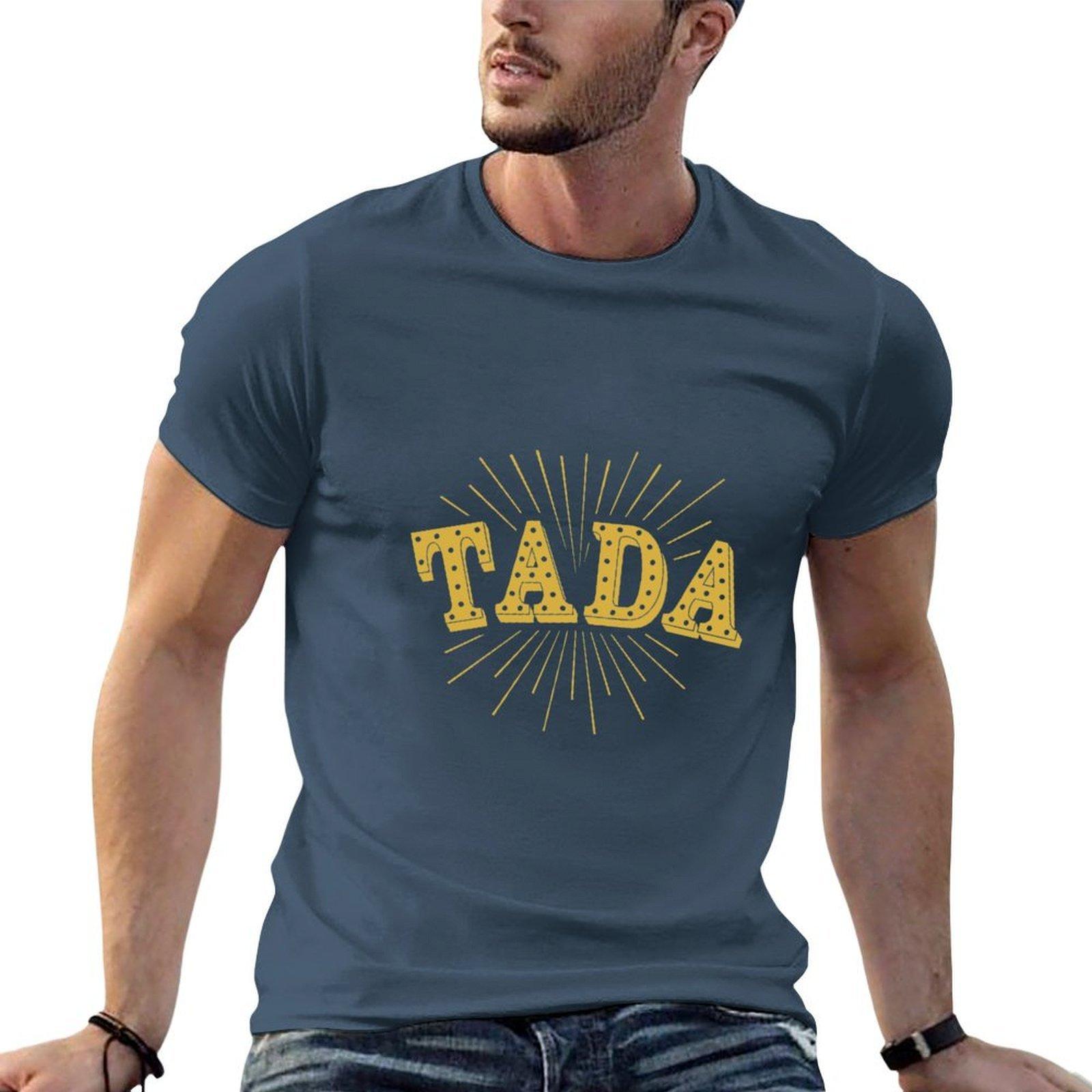 TADA TShirt man t shirts cotton man t shirt luxury TShirt S