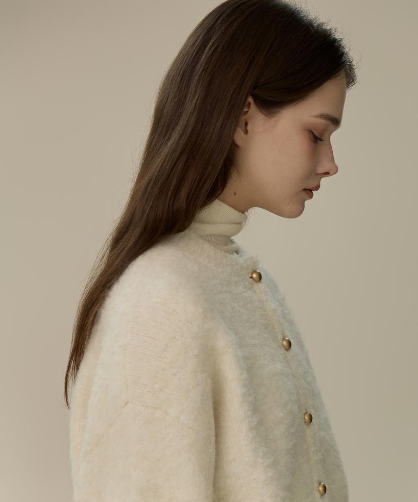 ELLIOTI Boucle Knit Cardigan_2Color