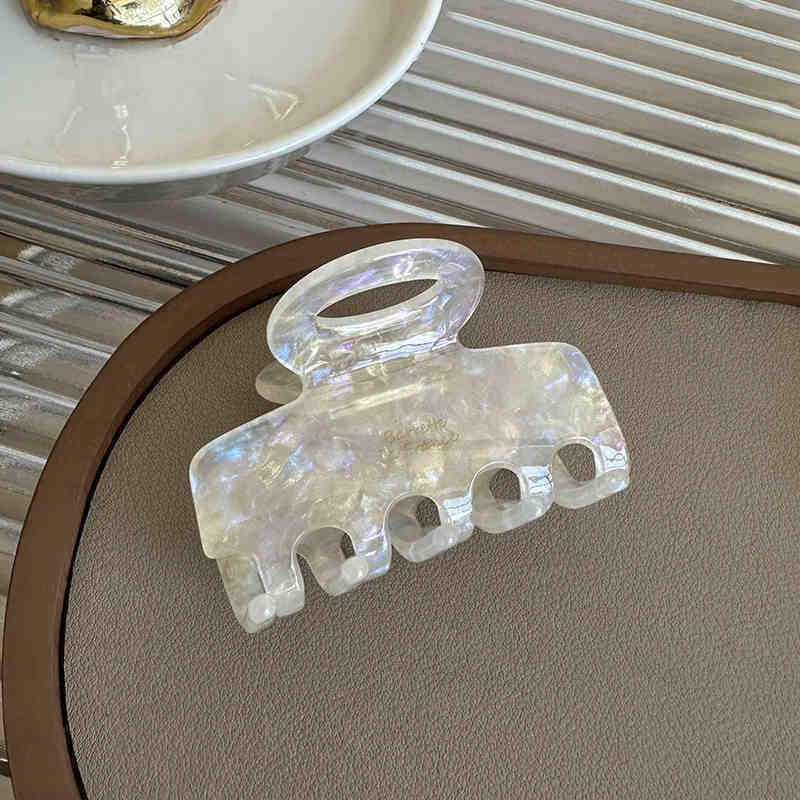 Vintage Acetate Hair Claw Medium Size Rectangle Dragon Shark Clip Hair Clamps Grab Women Hair Accessories Hair Clips