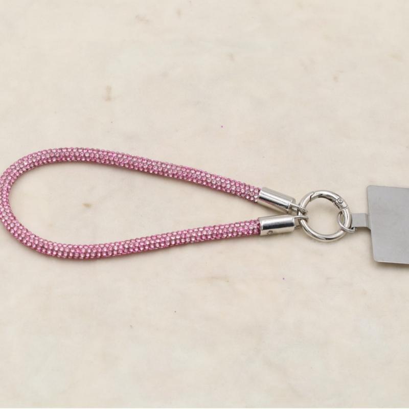 Luxury Glitter  Phone Lanyard Bright Bling Bling Phone Wrist Straps Anti-Lost Wrist Rope Phone Accessories