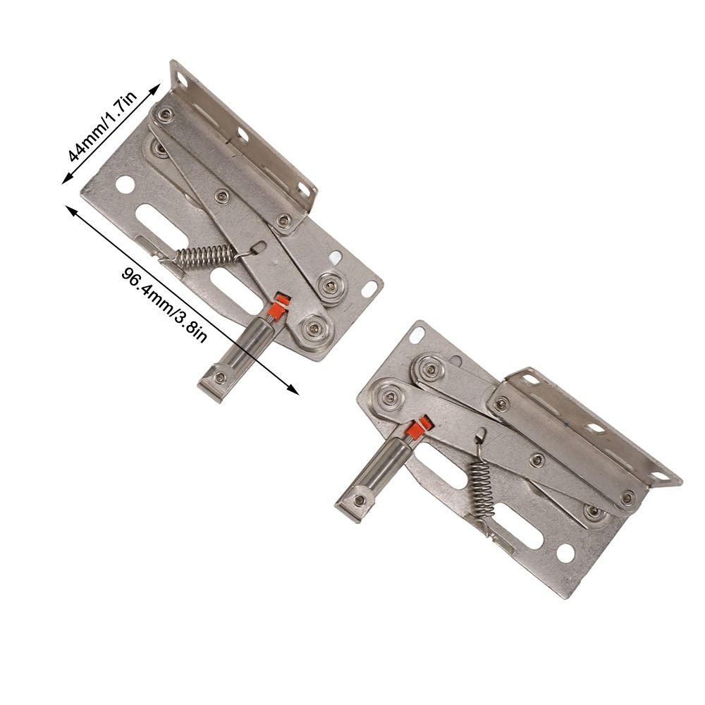 2pcs Practical Tip Out Tray Hinge Easy Install Flip Door Hinge Cabinet Hinge Bathroom Cabinet