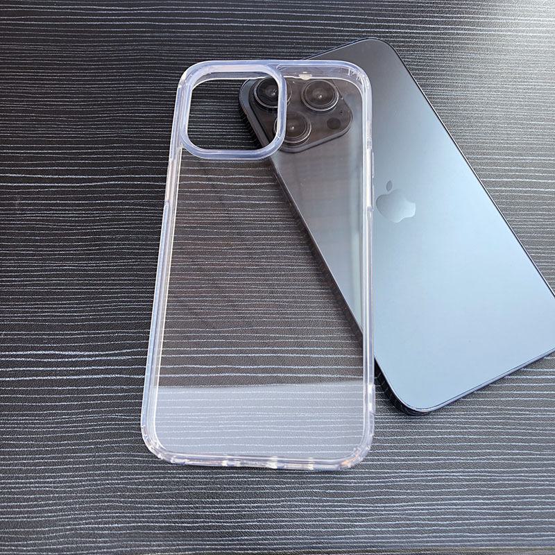 Transparent Acrylic Phone Case for iPhone 11, 12, 13, 14, 15 - Anti-fall, One-piece Design