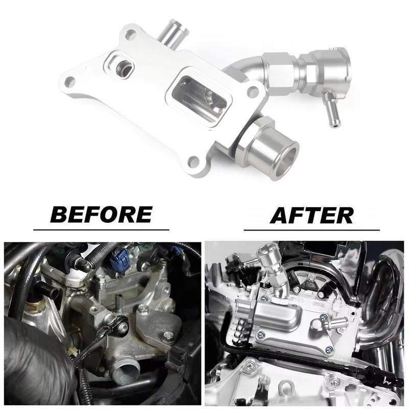 High Quality Auto Upper Coolant Housing Straight with Filler Neck for K20Z3 and Most K24 Heads (Excluding K24A1)
