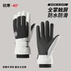 Autumn and Winter Warm, Piled and Thickened Ski Gloves for Women's Outdoor Electric Vehicle Riding, Cold-proof, Touch-screen Anti-splashing Women