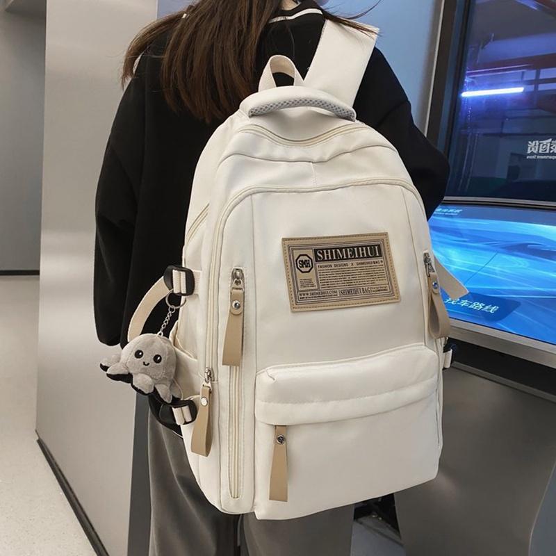 IELGY Рюкзак женский универсальный корейский стиль модный большой емкости нейлон пара — фото 8