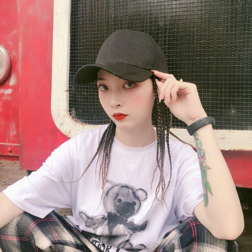 Daily Wear Wig Hair Dreadlocks Cap Baseball Cap Braid Sun Visor Hats Wig Hip Hop Hat Summer Unisex