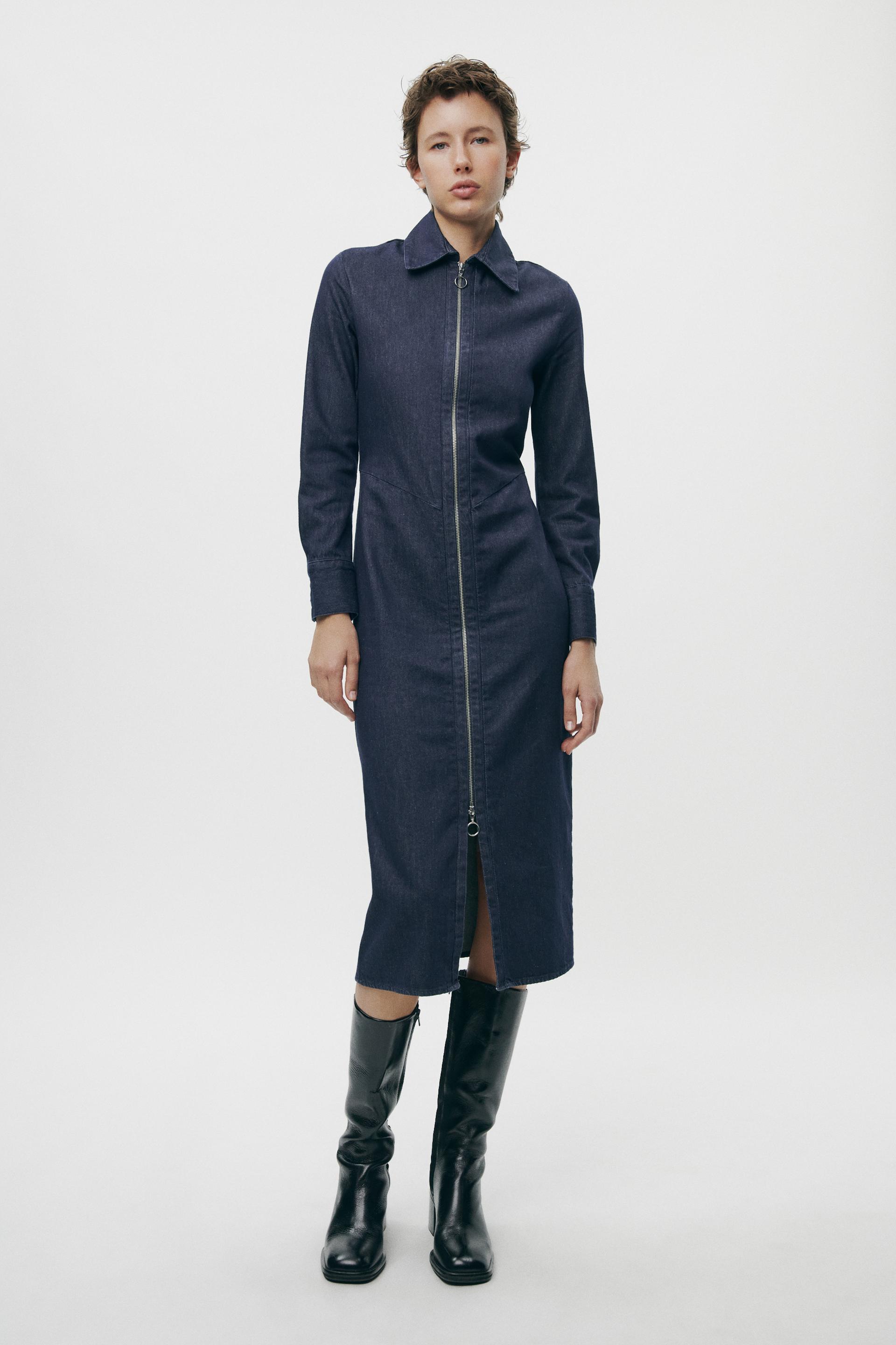 

ПЛАТЬЕ ИЗ ДЖИНИМА НА МОЛНИИ ZW COLLECTION