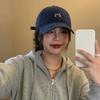 Washed Cotton Peaked Cap Wide Brim Curved Brim Cap New Baseball Cap  For Men Women