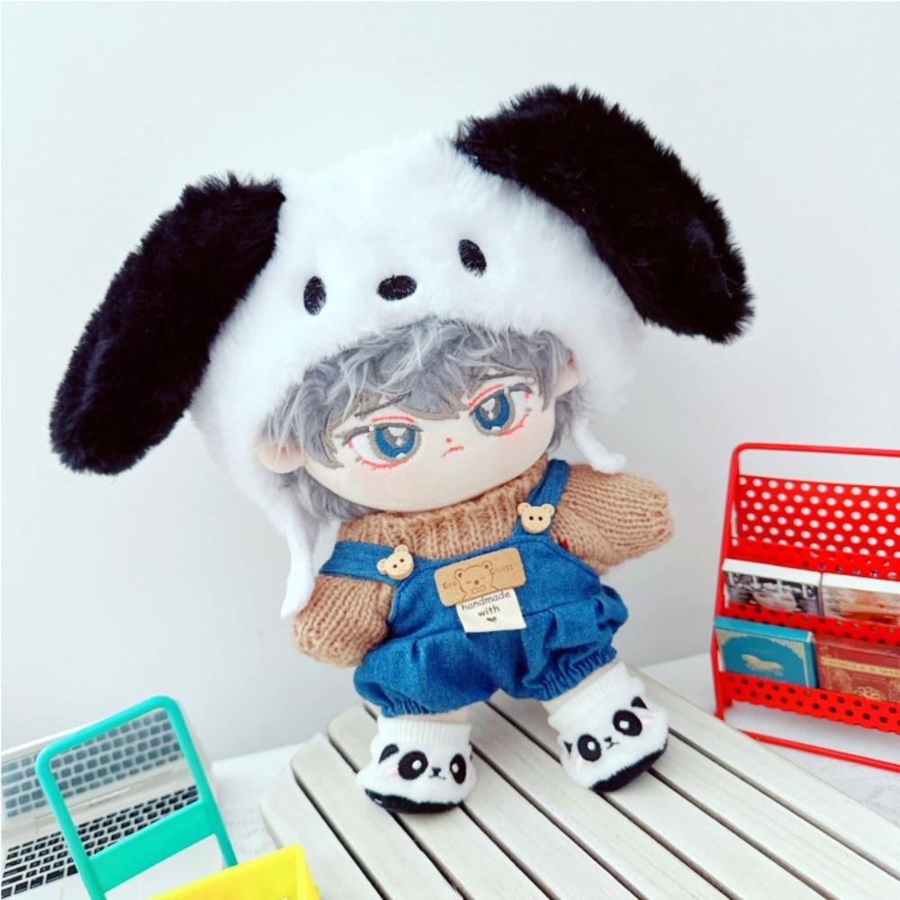Cartoon 20CM Plush Doll Headwear Plush Hat Cute Idol Doll Headwear  Toys Decor