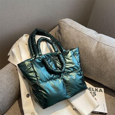 Simple One-shoulder Space Cotton Handbag Armpit Bag Large-capacity