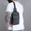 Men's Multi-Layer Chest Bag - High-Quality Nylon Crossbody Sling for Daily Commuting & Outdoor Activities