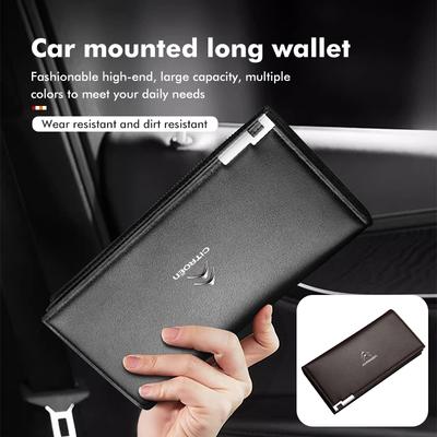 Auto Herren Langbörse Reißverschluss Führerschein Kreditkarten Tasche Hülle Für C4 C3 C5 C1 C2 C6 C4L DS3 DS4 Berlingo Picasso Jumper