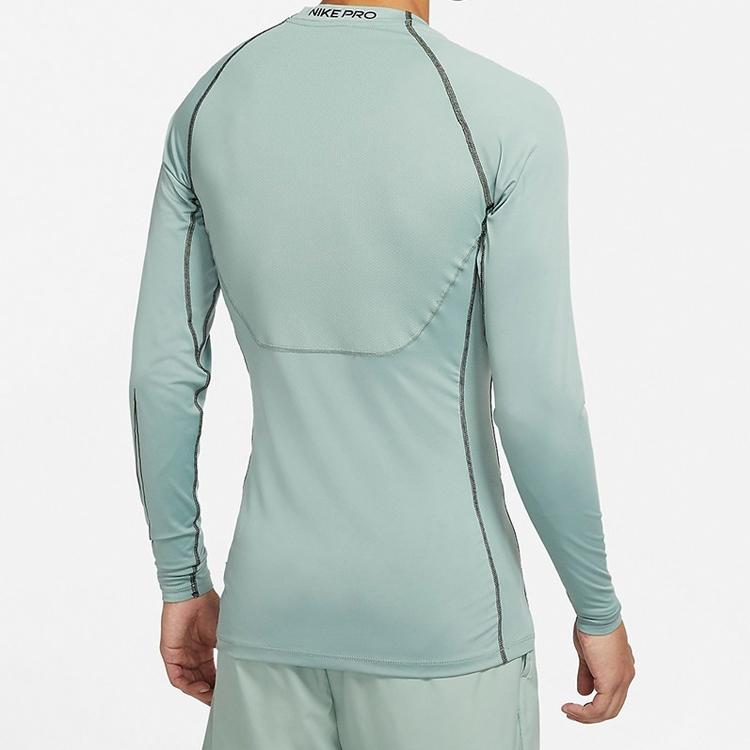 Nike Pro Dri-Fit Sports Casual Crew Neck Long Sleeve T-Shirt Men Tops Green DD1991-357