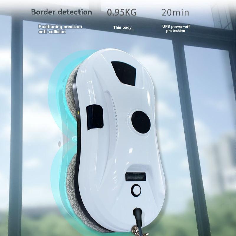 Remote Control Glass Cleaning Machine Electric Automatic Smart Water Spray Window Cleaning Robot High-rise Window Cleaner