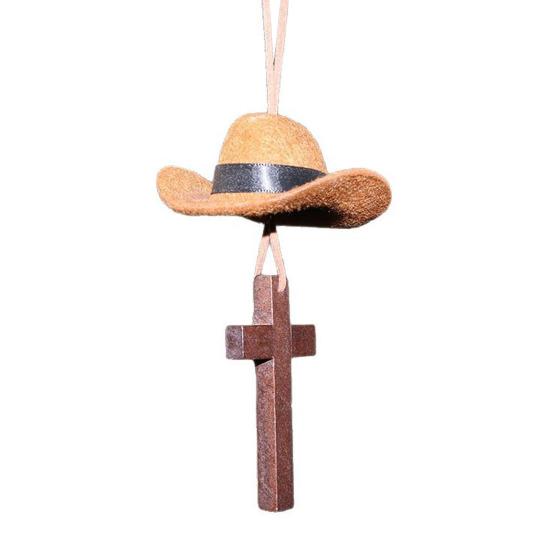 Cowboy Hat Car Pendant Charm Country Car Hanging Decor Rear