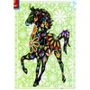 [Pintoo] 500 Piece Plastic Jigsaw Puzzle - Elegant Floral Horses
