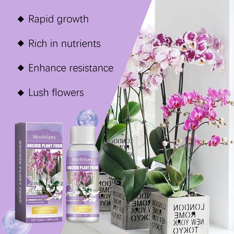 Concime Liquido per Orchidee Promuove la Fioritura e la Radicazione Ideale per Orchidee da Interno ed Esterno