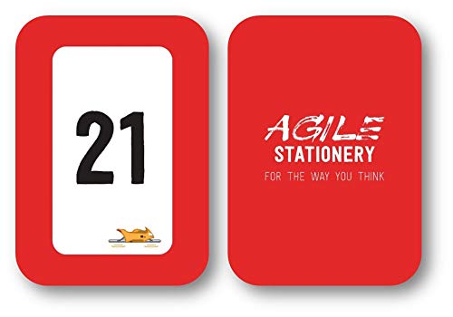 Çevik Tahmin Pokeri Planlama ve Tahmin için Fibonacci Dizisi Kartları 6 oyuncu seti - -