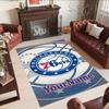 Philadelphia Eagles Customize Text Carpet Perfect For Outdoor Dormitory Dining Room Balcony Antislip Rug Anime Office Decor Best For Christmas
