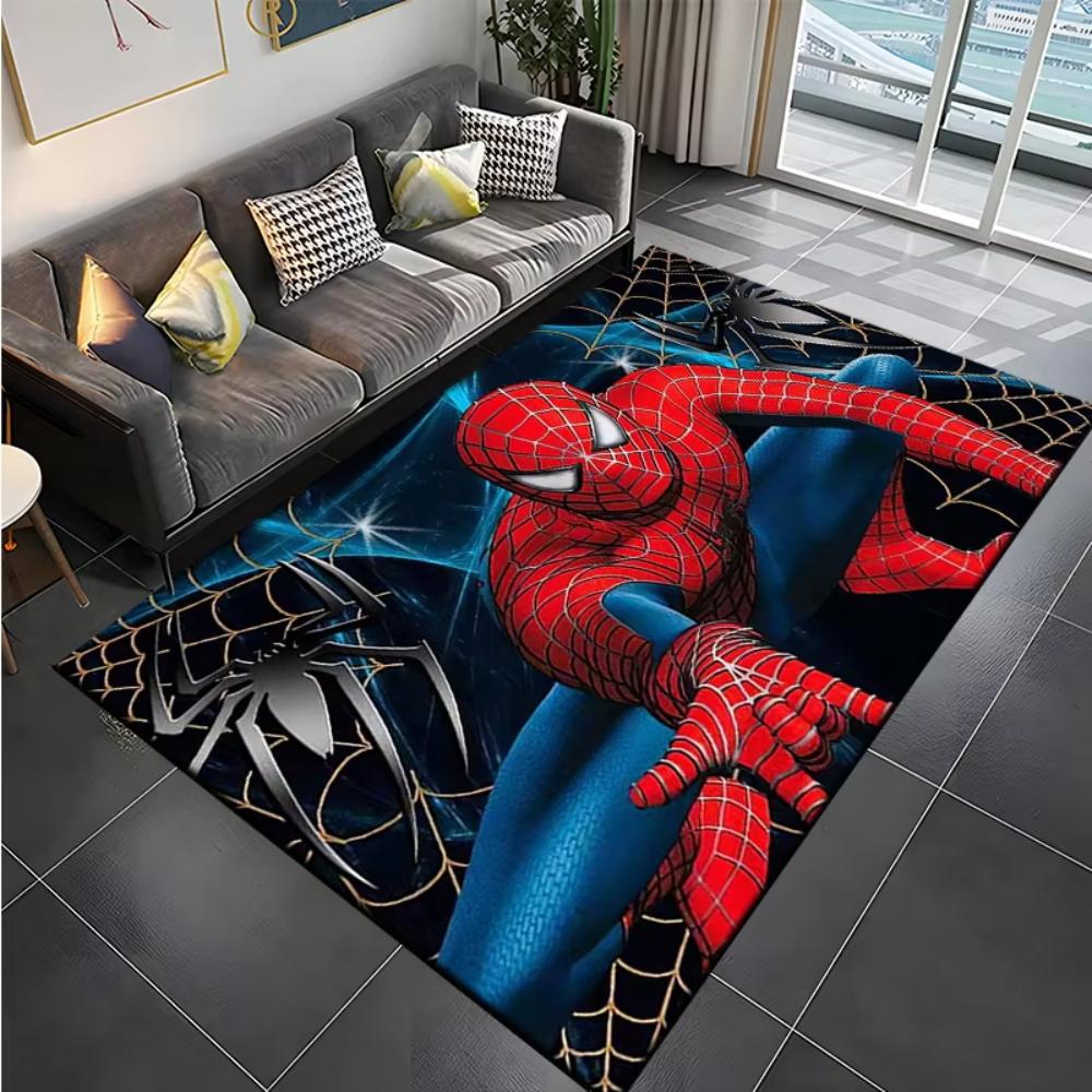 Disney Superhrdina Spiderman Vzor Velký Koberec Podložka na Podlahu do Obývacího Pokoje Ložnice Pohovková Zóna Moderní Dekor Koberec do Dětského Pokoje