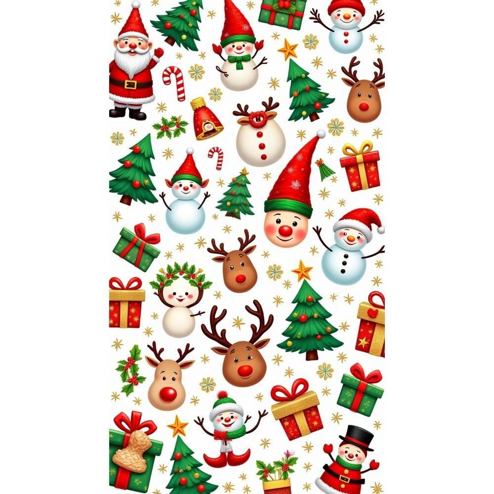 Vintage Christmas Metal Tin Sign Home Festive Wall Decor