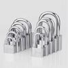 1 Pcs High Security Stainless Steel Keyed Alike Padlocks Cut Resistant Shackle For Gates Lockers Warehouse