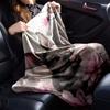 1pc rabbit flower blanket Lightweight Flannel Throw for Sofa Bed Travel Camping Livingroom Office Couch Chair