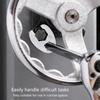 10Pcs Professional Steel Crowfoot Wrench Set From 10mm To 19mm Includes Carry Pouch For Easy Transport