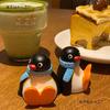 Süße Pingus Pinguin Familie Puppe Figur Ornament Auto Schreibtisch Dekoration Modell Sammlerstück Mädchen Junge Spielzeug Geschenk Mit Nahtlosem Aufkleben