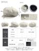 Newsboy Large Wide Cool to the SS Classical Newsboy UV Complete UV L [Loo&c] Women's Cap, Size, Brim, Touch, Linen, Cap, Protection, Blackout,
